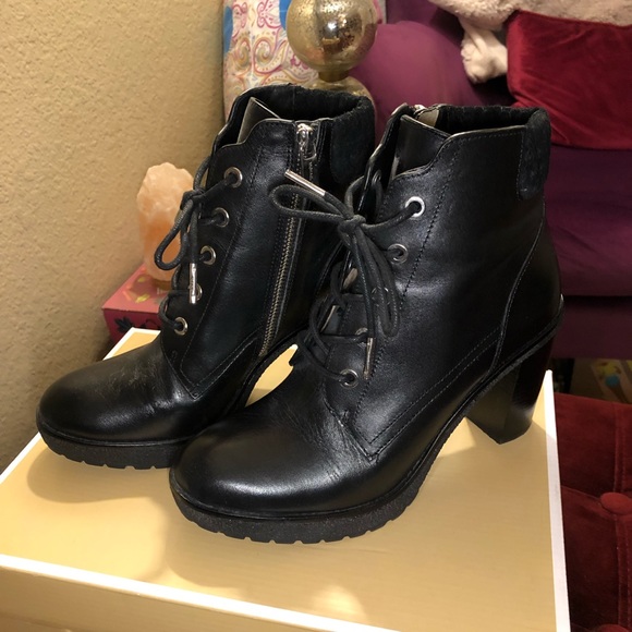 New In Box - never worn Black 3” heel zipper boots. Stable walking boot!So cute! - Picture 1 of 7